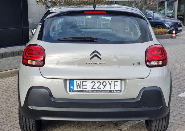 Citroen C3 cena 49900 przebieg: 99669, rok produkcji 2019 z Radom małe 497